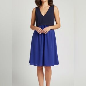 Aritzia Wilfred Vignette Dress Silk Blue Size 6